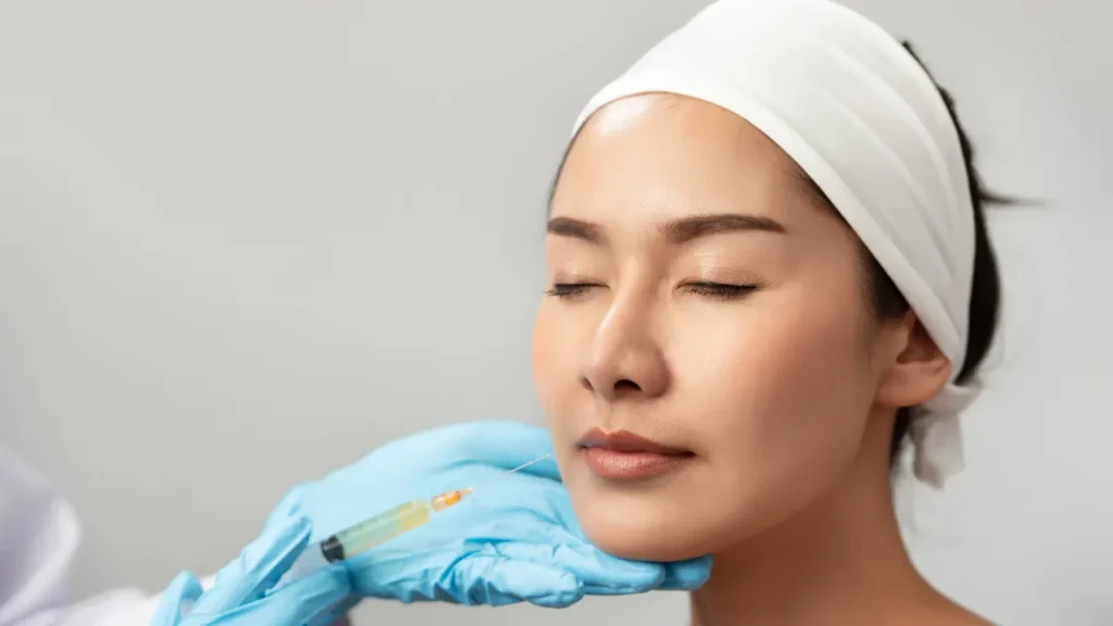 Dermal Fillers treatment. 